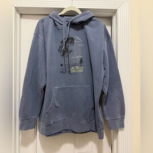 Blue Graphic Hoodie
